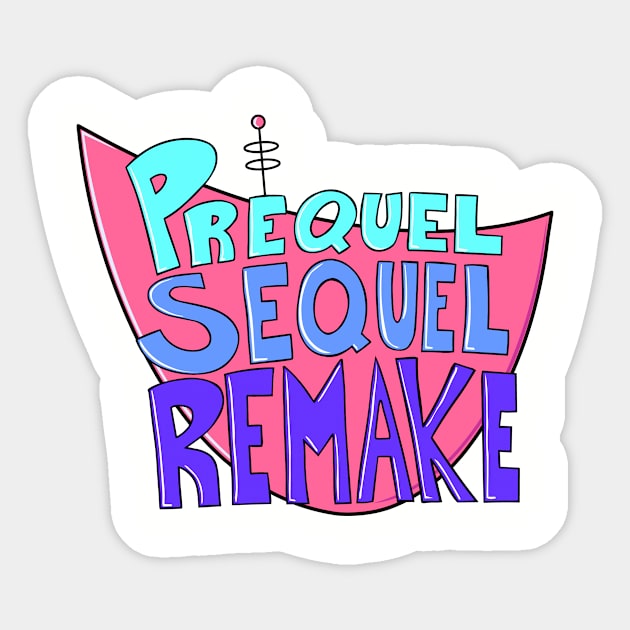 Prequel Sequel Remake Crest Sticker by prequelsequelremake